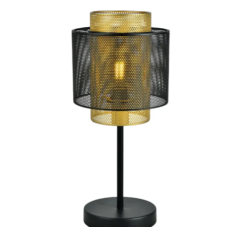 BEIJING Lantern E27 60W-1a-170-170-310-iron mesh shade iron table