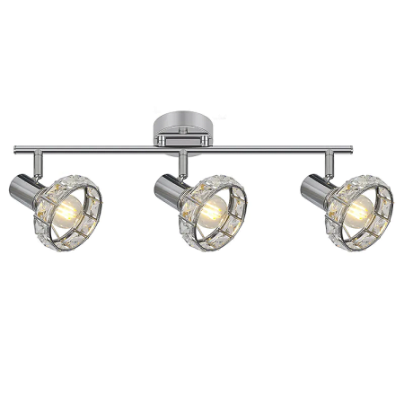 Ceiling Recessed Mounted 3xE14 KED 4W-3b-alu acrylic shade galvanized base spotlight