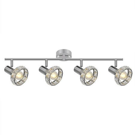 Ceiling Recessed Mounted 4xE14 KED 4W-4b-800mmx100mmx180mm-alu acrylic shade galvanized base spotlight-420x340x460-4