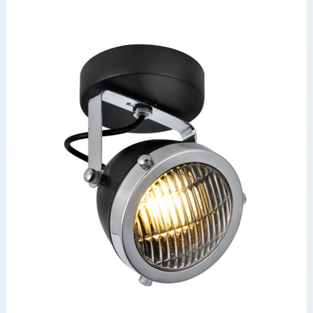 GAS MASK Adjustable light GU10 4W-1b-130mmx110mmx160mm-glass shade coated iron base spotlight-285mmx275mmx330mm-8pcs