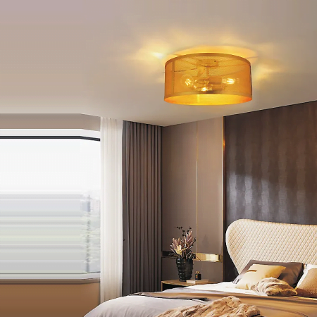 GOLDEN CASTLE 3xE27 5W-3b-450-450-210-iron ceiling