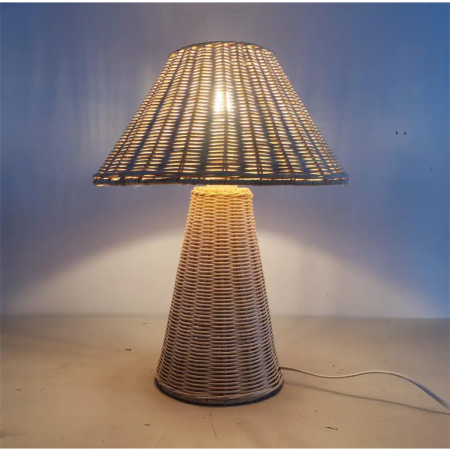 Morels-E26orE27-1c-370-370-480-rattan shade rattan table