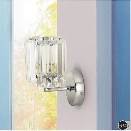 NODE Solo-G9LED 3W-1c-100-85-175-crystal glass shade wall