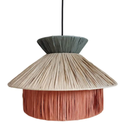 PAPER Tahitian Hut E26orE27 60W-1b-410-410-260-paper shade paper pendant