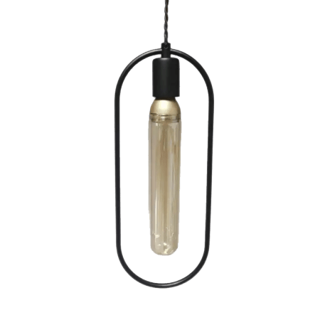 TUBE bulb LED 3W-1a-450-70-45-iron shade iron pendant